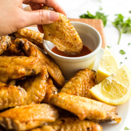 Crispy Air Fryer Chicken Wings - Recipe photo by felicialim