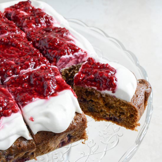 Vegan Raspberry Cake - Recipe photo by lipodve