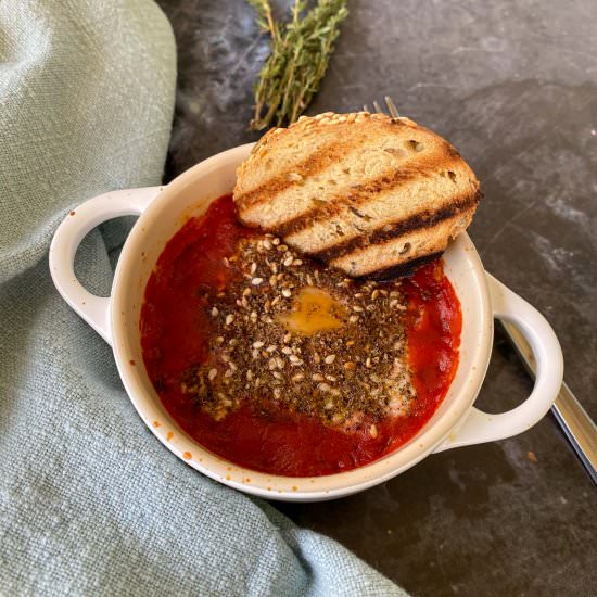 Farmer's Eggs with Sumac & Za'atar - Recipe photo by Italian Kitchen Confessions
