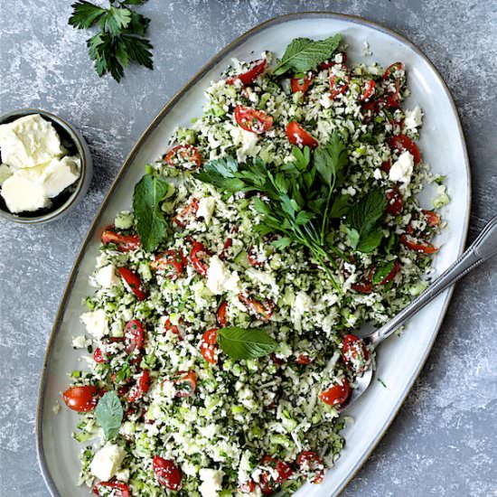 Cauliflower Tabouli - Recipe photo by fromachefskitchen