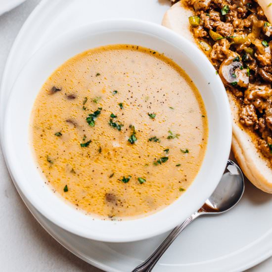 Cream of Mushroom Soup - Recipe photo by MunchkinTime