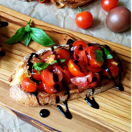 Garden Fresh Bruschetta - Recipe photo by Julias Simply Southern