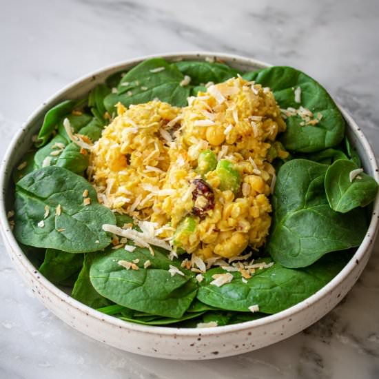 Curried Chickpea Salad - Recipe photo by cashews_and_quinoa