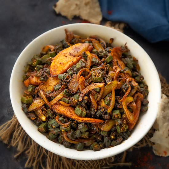Aloo Bhindi - Recipe photo by Whiskaffair