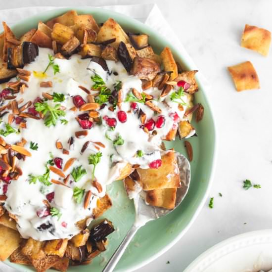 Eggplant Fatteh - Recipe photo by hungrypaprikas