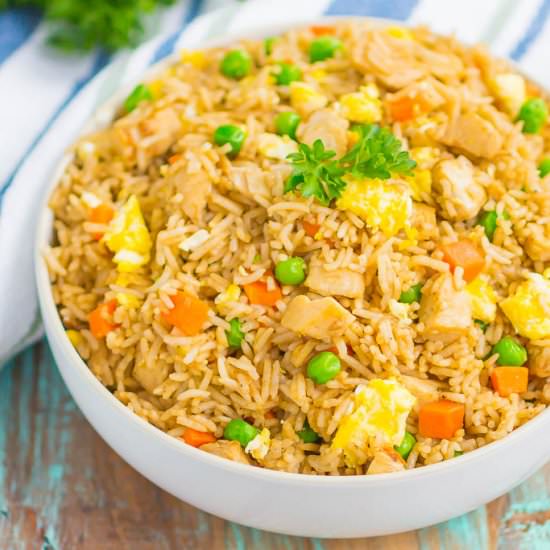 Instant Pot Chicken Fried Rice - Recipe photo by pumpkinnspice