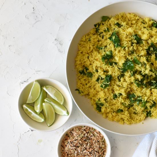 Instant Pot Turmeric Coconut Rice - Recipe photo by thesubversivetable