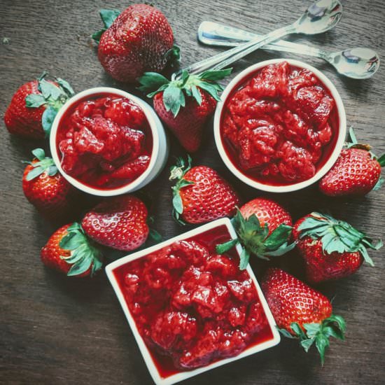 Fresh Strawberry Jam - Recipe photo by CulinaryBeets