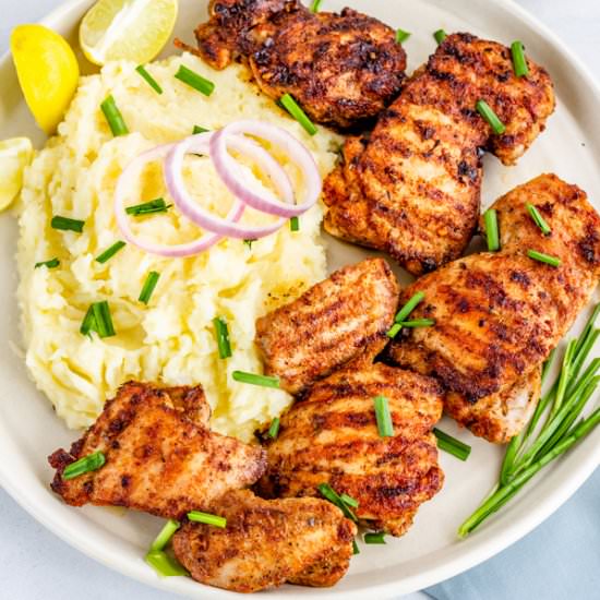 Best Ever Grilled Chicken Thighs - Recipe photo by Priyanka DK