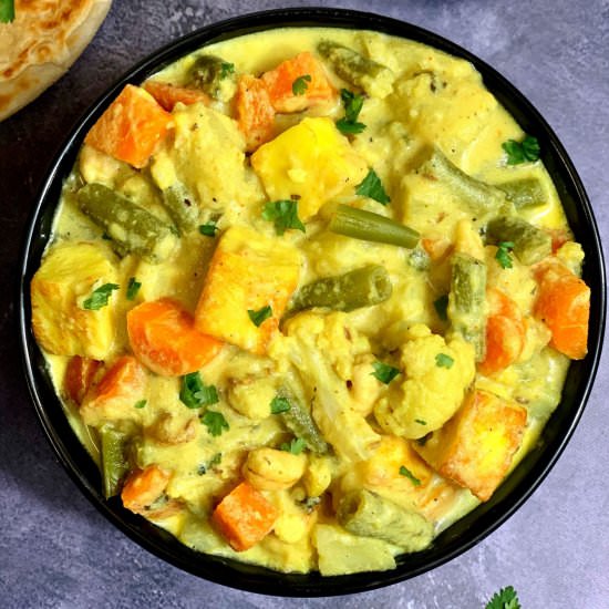Instant Pot Navratan Korma - Recipe photo by indianveggiedelight