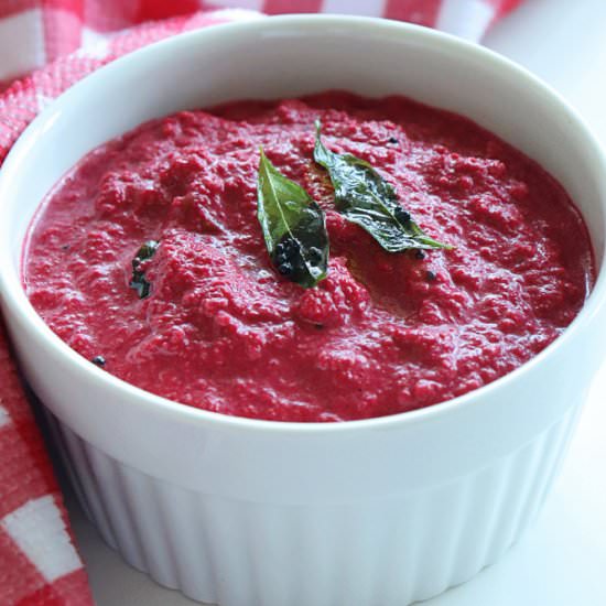 Beetroot Chutney - Recipe photo by sandhiya