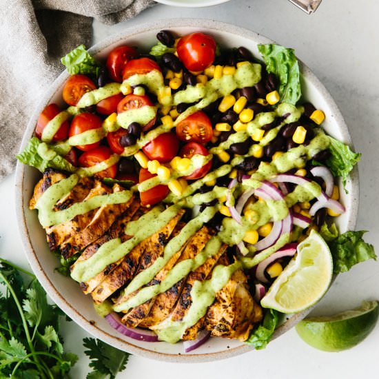 Southwest Chicken Salad - Recipe photo by Downshiftology
