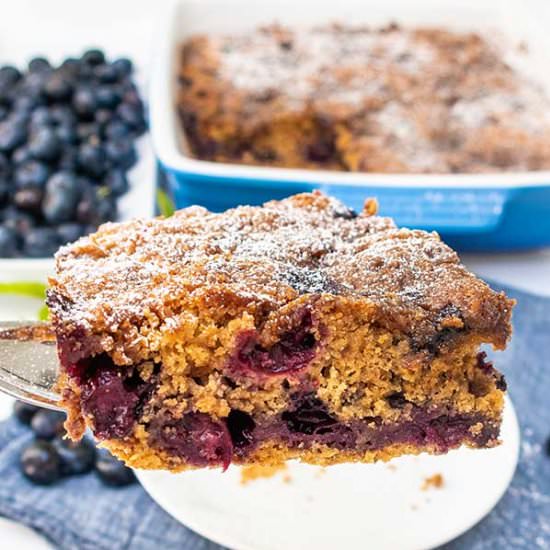 Gluten-Free Blueberry Buckle - Recipe photo by Only Gluten Free Recipes