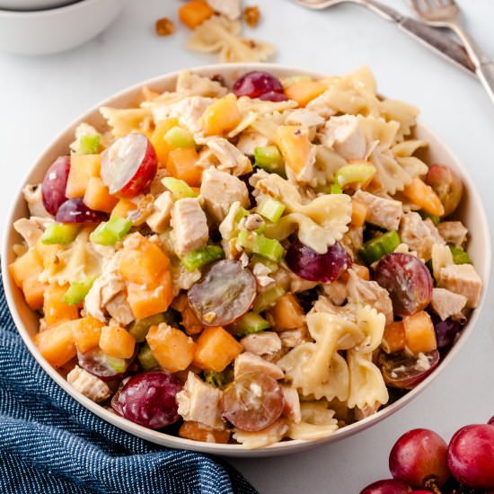 Fresh Fruity Chicken Pasta Salad - Recipe photo by familyfreshmeals