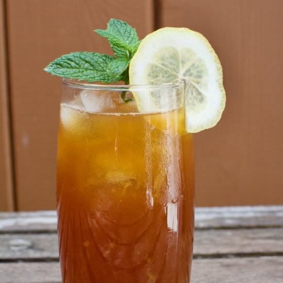 Homemade Lemon Iced Tea - Recipe photo by elementary kitchen