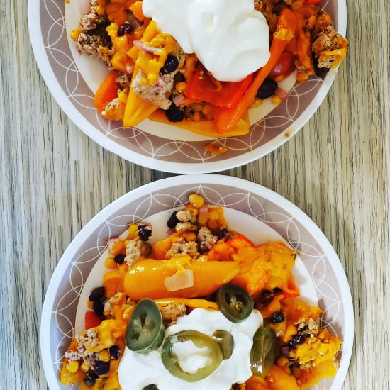 Sweet Pepper Nachos - Recipe photo by Estelle Forrest