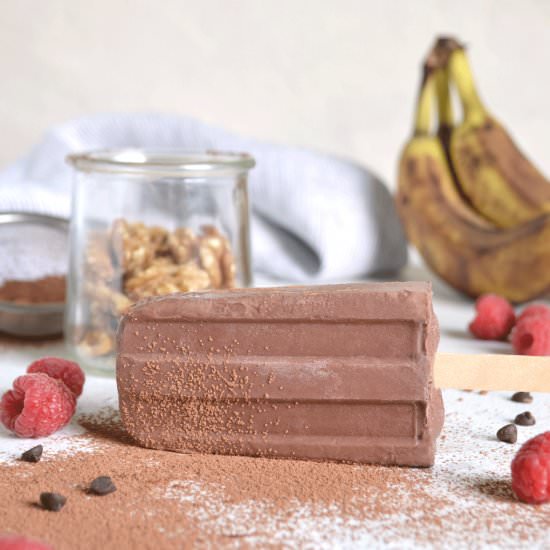 Walnut & Banana Fudge Pops - Recipe photo by Perspective Portions