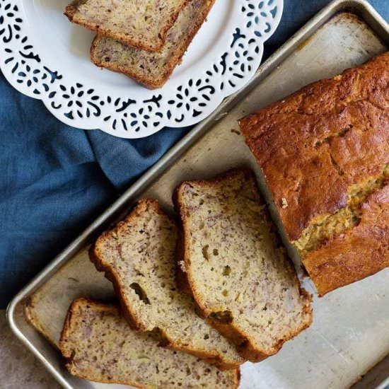 Moist Zucchini Banana Bread - Recipe photo by unicorns in the kitchen