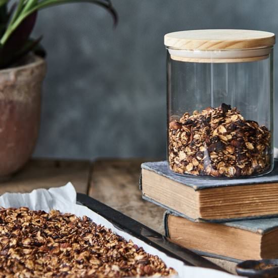 Gluten Free Chocolate Granola Recip - Recipe photo by glutenfreeindian