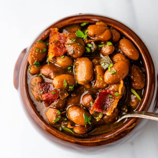 Old Fashioned Southern Baked Beans - Recipe photo by garlic and zest