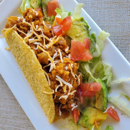 Fusiion Chana Masala Tacos - Recipe photo by Warrior In The Kitchen