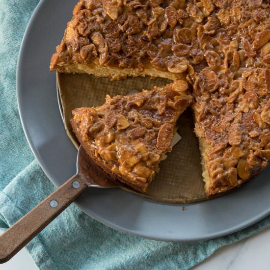 Toscakaka: Swedish Almond Cake - Recipe photo by thesundaybaker