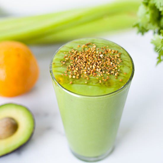 Green Goddess Smothie - Recipe photo by staysweetwellness