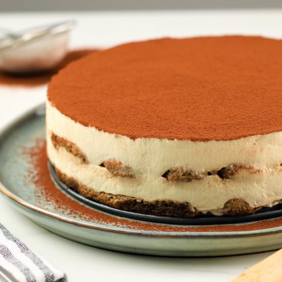 Tiramisu Cake - Recipe photo by Fuzz and Buzz