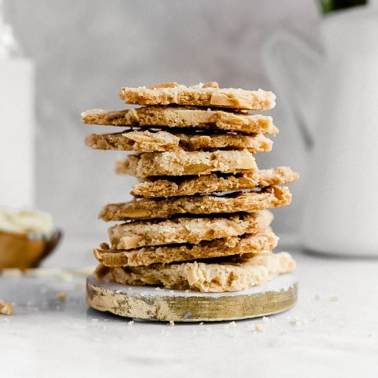 Lemon Almond Cookie Brittle - Recipe photo by trufflesandtrends
