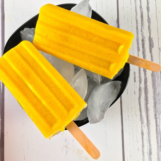 Mango Popsicles with Coconut Curry - Recipe photo by summeryule.com