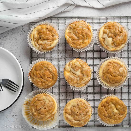 Carrot Banana Muffins - Recipe photo by Rivertenkitchen