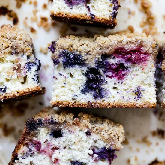 Mixed Berry Buckle - Recipe photo by FloatingKitchen
