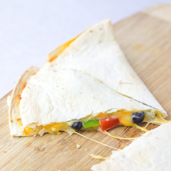 Crispy Air Fryer Quesadilla - Recipe photo by Colleen Christensen