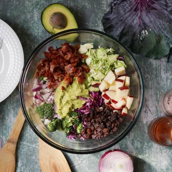 No Mayo Broccoli Salad - Recipe photo by foodcourage