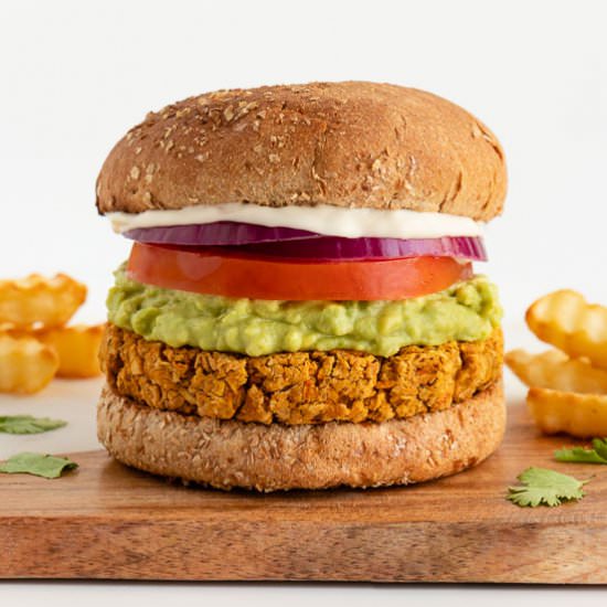 Vegan Chickpea Burgers - Recipe photo by purelykaylie