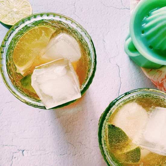 Chai Lime Fizzy Drink - Recipe photo by thefigjar