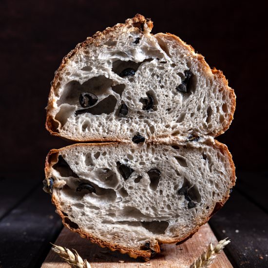 Olive Sourdough Bread - Recipe photo by denisav