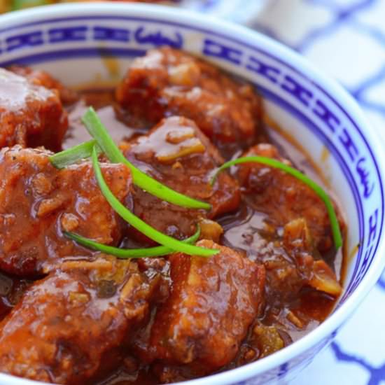 Spicy Chicken Manchurian - Recipe photo by Mytastybuds