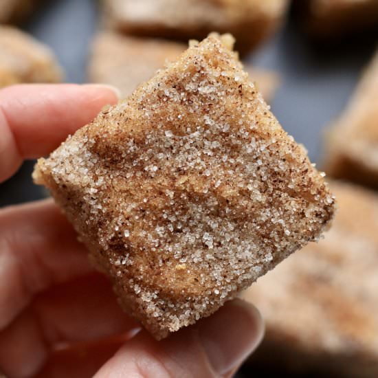 Snickerdoodle Cookie Bars - Recipe photo by My Life After Dairy