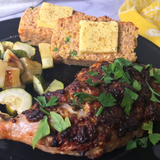 Air Fryer Chicken Legs with Mustard - Recipe photo by summeryule.com