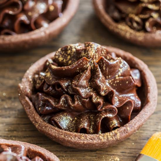 Chocolate mascarpone tart - Recipe photo by electricbluefood