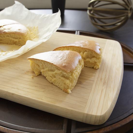 Taiwanese castella cake - Recipe photo by foodmakesmehappy