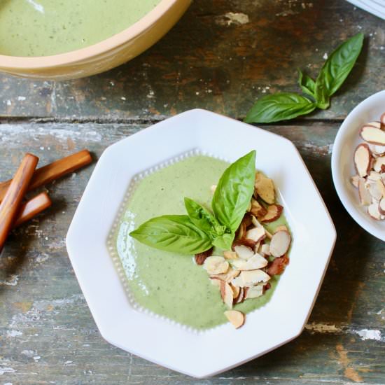 Basil Buttermilk Soup - Recipe photo by the good eats co