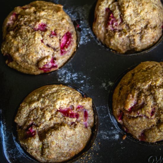 Strawberry Lemonade Muffins - Recipe photo by cashews_and_quinoa