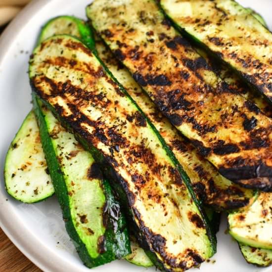 Grilled Zucchini - Recipe photo by GrillingSmokingLiving