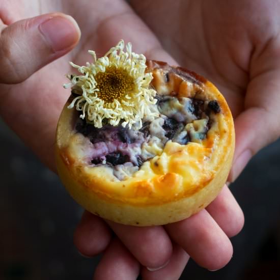 Blackberry & Custard Mini tart - Recipe photo by Artemis_eats