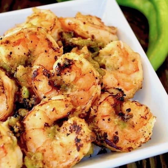 Hatch Chile Shrimp - Recipe photo by cookingontheweekends