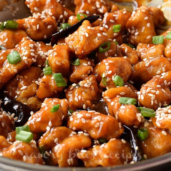 General Tso's Chicken - Recipe photo by Savory Bites