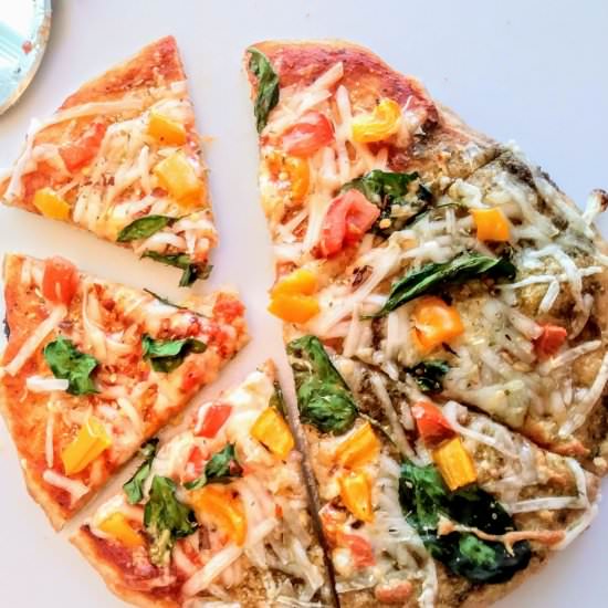 Cheesy Vegan Pizza with 00 Flour - Recipe photo by Melissatraub