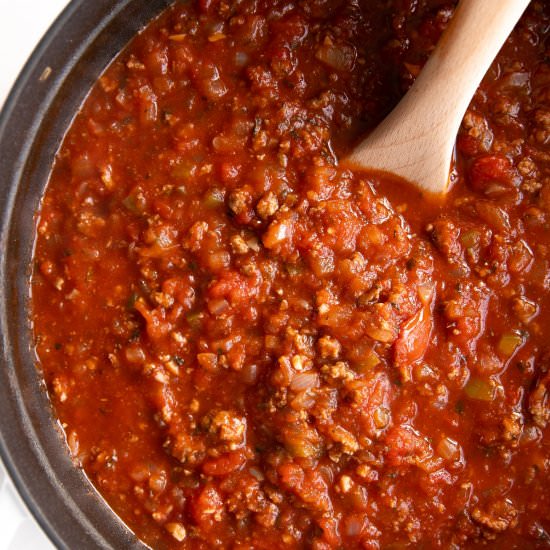 Homemade Spaghetti Sauce - Recipe photo by theforkedspoon